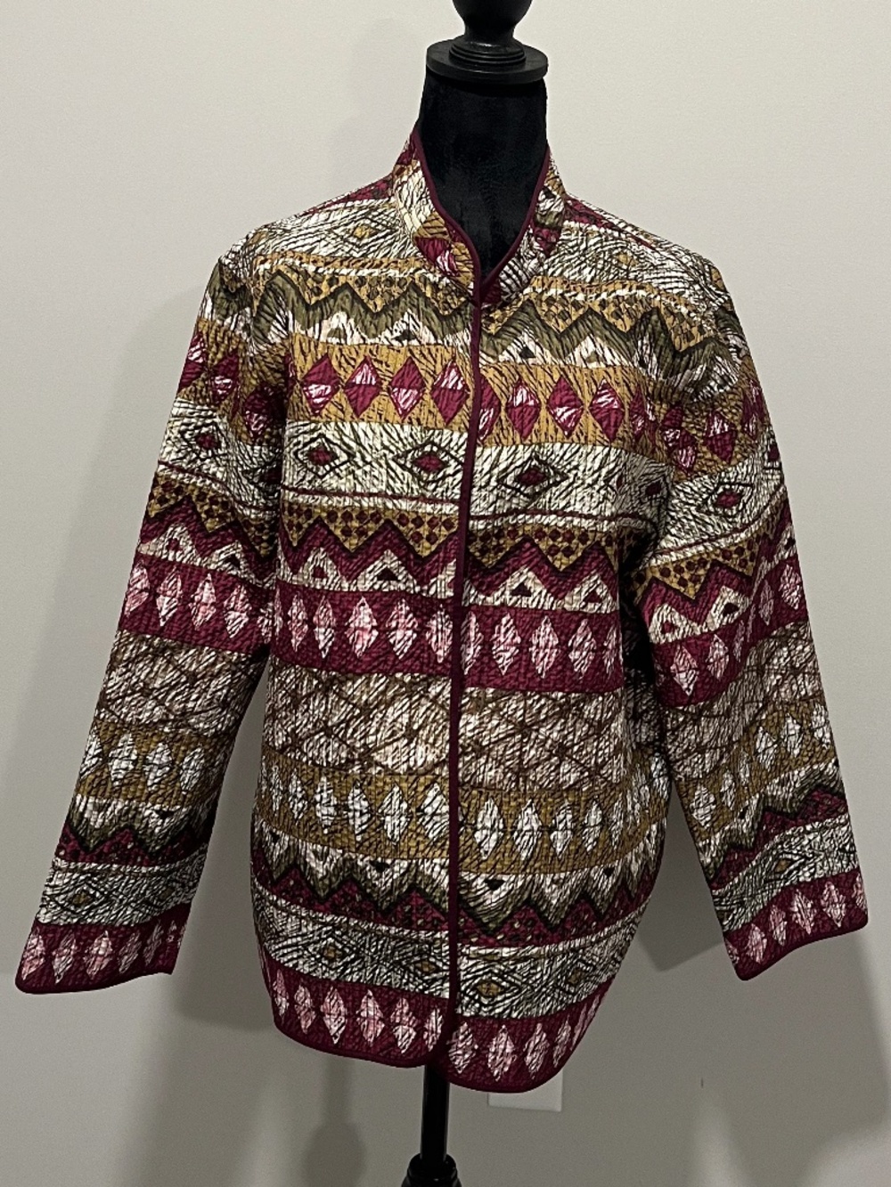 Alfred Dunner Vintage 1990s Quilted Jacket Size 18